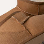 Tread and outsole detail of the chestnut mini ankle boots