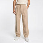 Tailored Dress Pants for Men in Cream