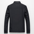 Casual jacket for men, back view of the everyday layer