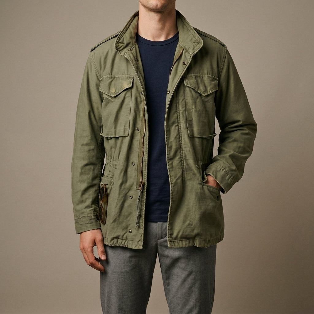 The men's field jacket in Green