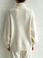 Additional photo of the Oversized Turtleneck Sweater for Women (sweaters), view 4