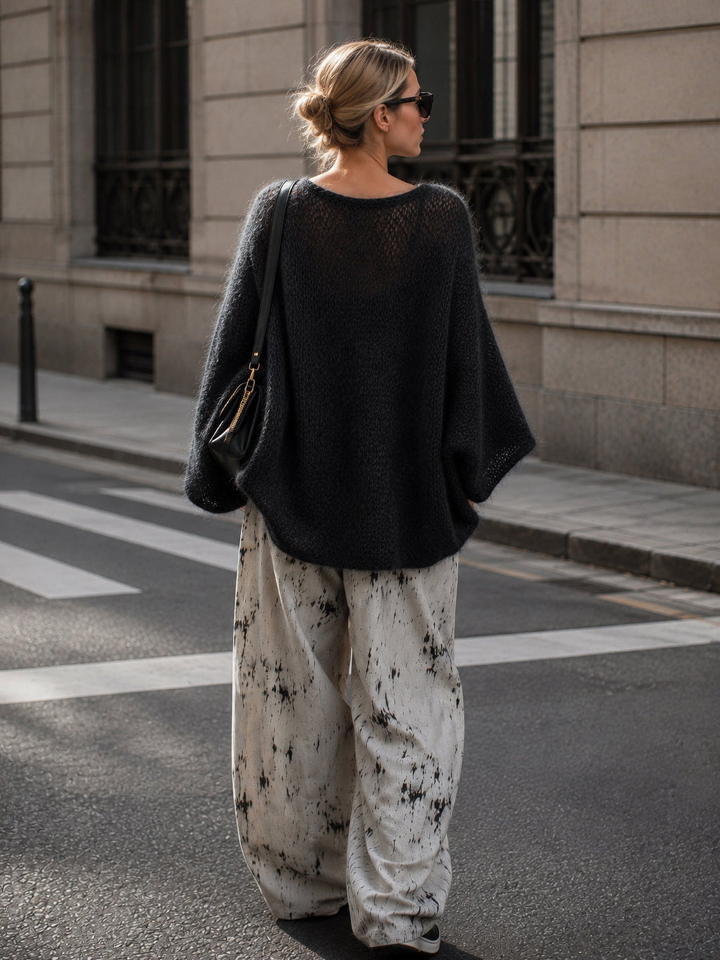 Additional photo of the Oversized Wool Blend Sweater for Women (sweaters), view 3