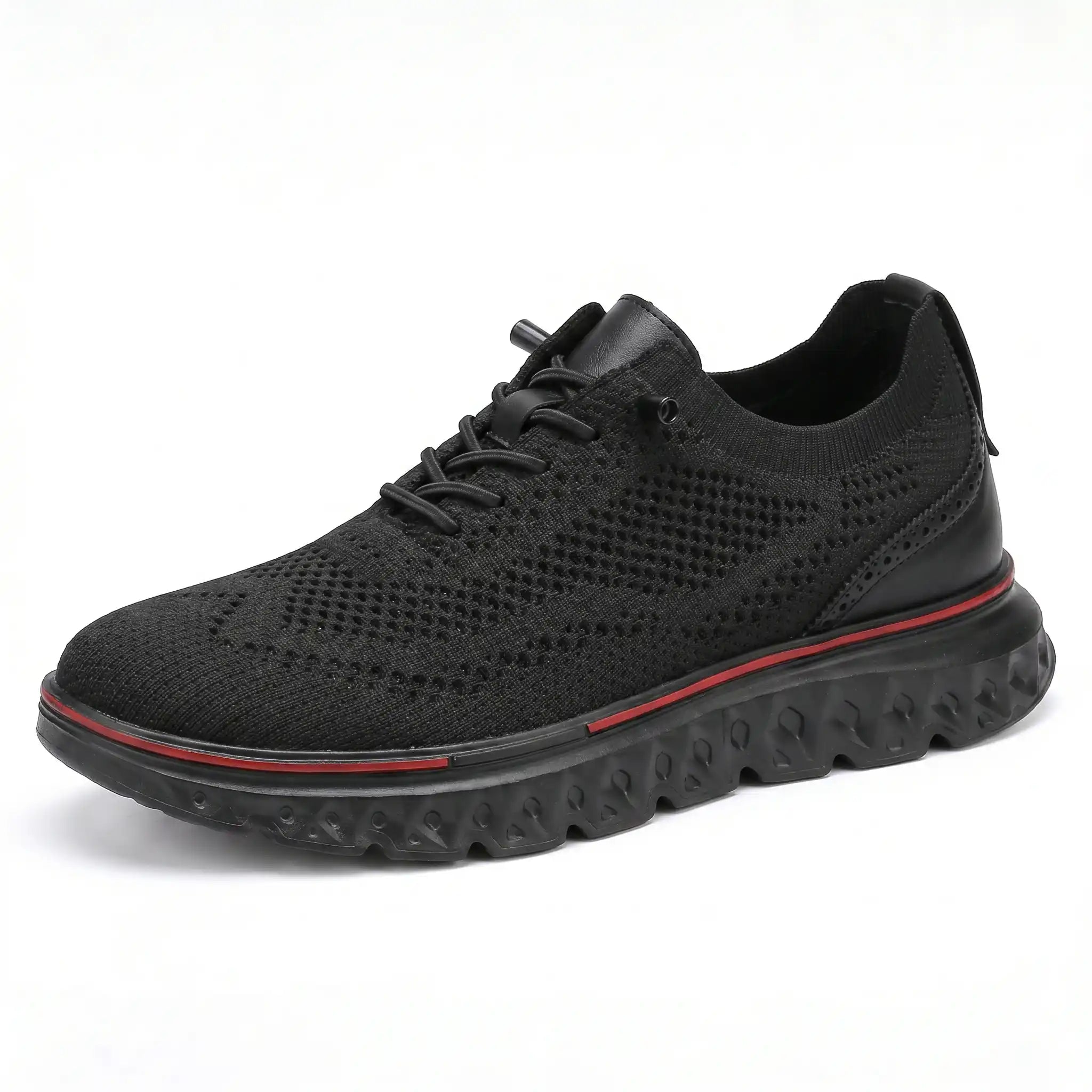 Walking Shoes for Men with Arch Support in Black