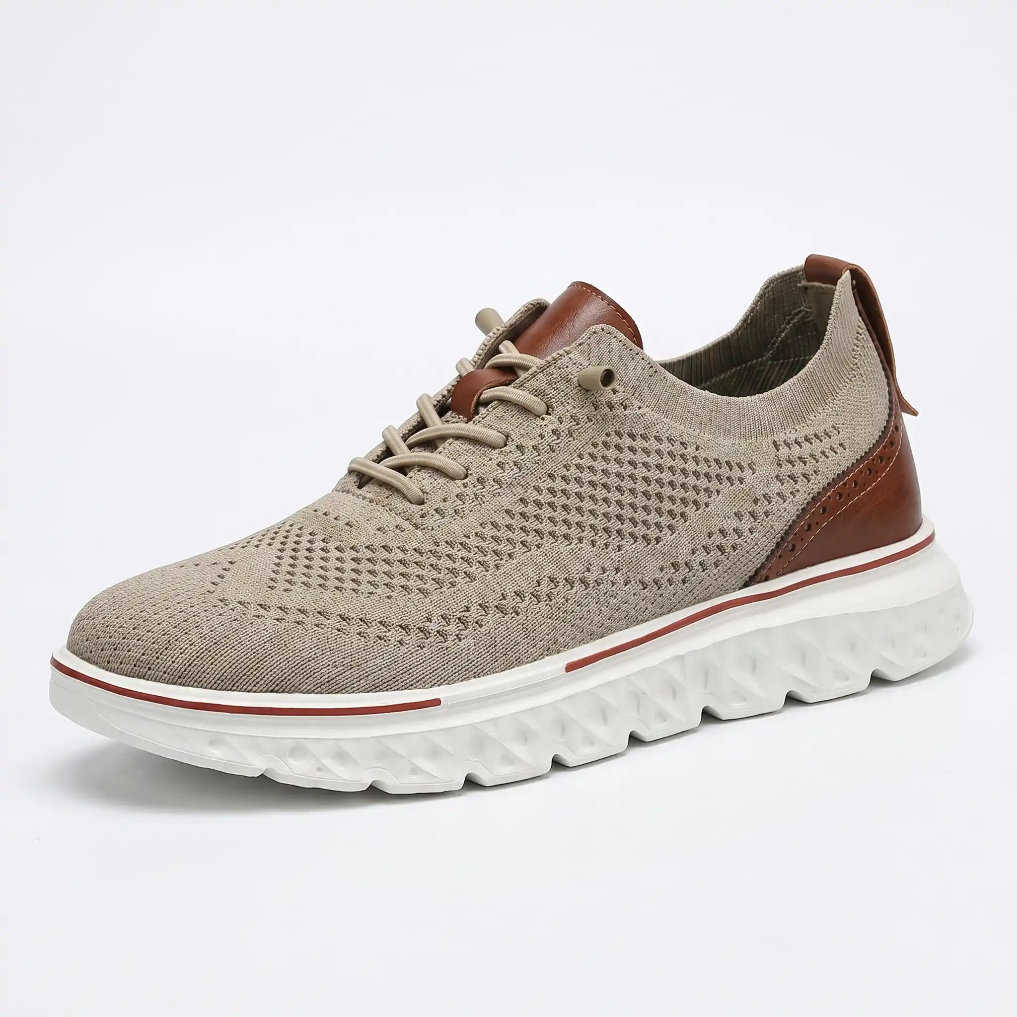 Walking Shoes for Men with Arch Support in Khaki