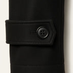 Insulated winter coat — close view of the collar