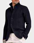 Warm Winter Coat for Men in Navy Blue