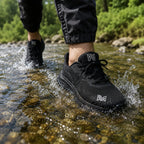 Wide Toe Box Shoes for Men in black — product view 5
