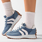 Women's platform sneaker — side profile view