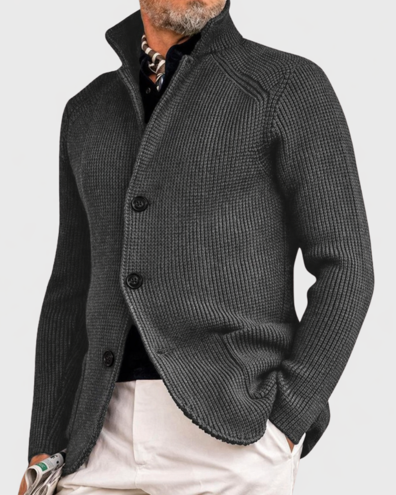 Warm Winter Coat for Men in Gray