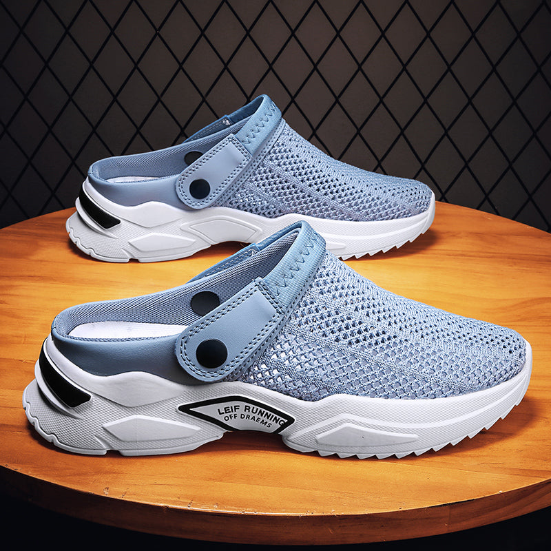 Men's Arch Support Sandals in Blue