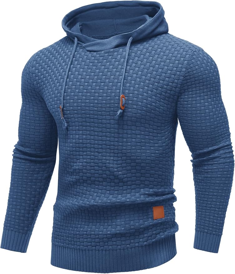Men's tactical pullover hoodie, photographed flat against a plain backdrop