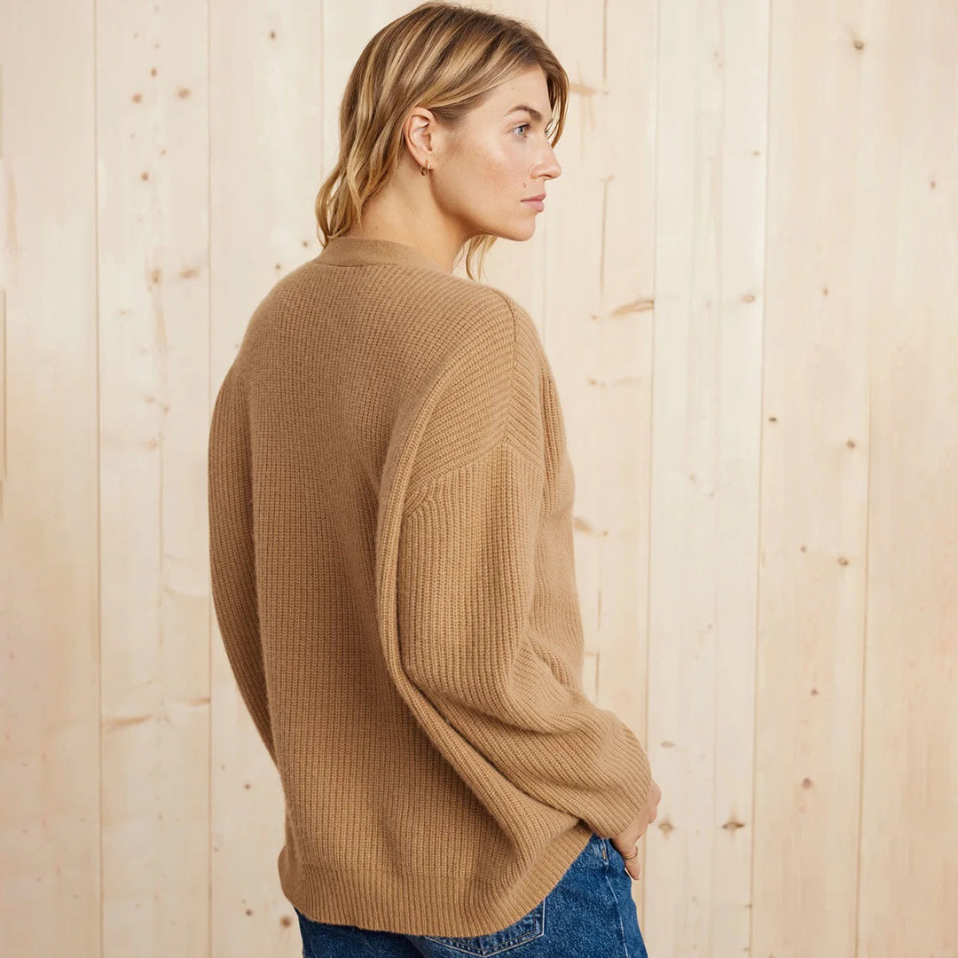 Additional photo of the Oversized Cashmere Cardigan Sweater for Women (cardigans), view 2