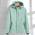 Lightweight Waterproof Raincoat for Women in Mint Green