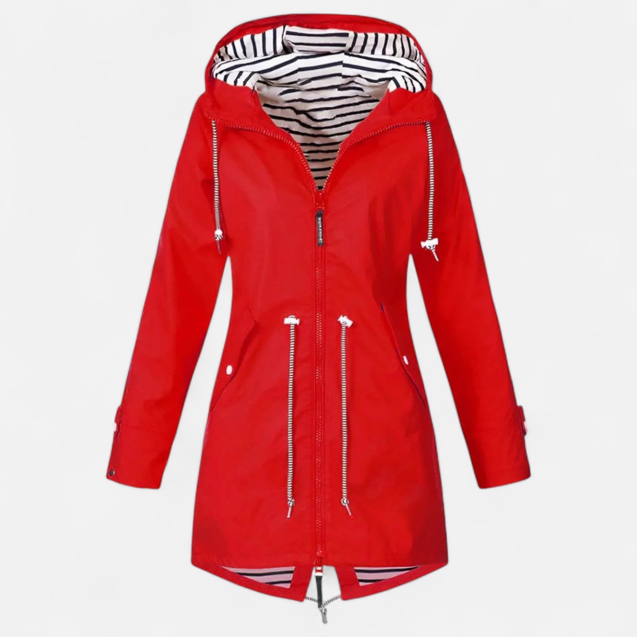 Waterproof Raincoat for Women in Red
