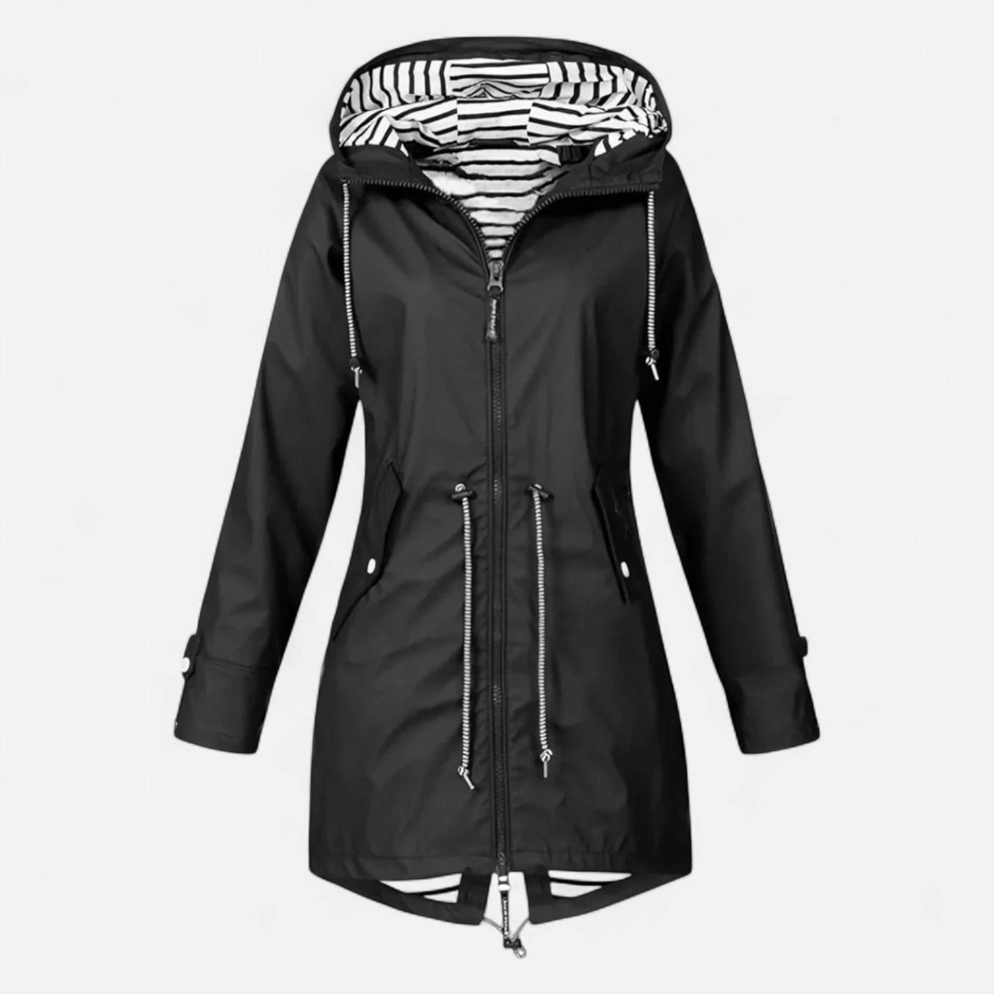 Waterproof Raincoat for Women in Black