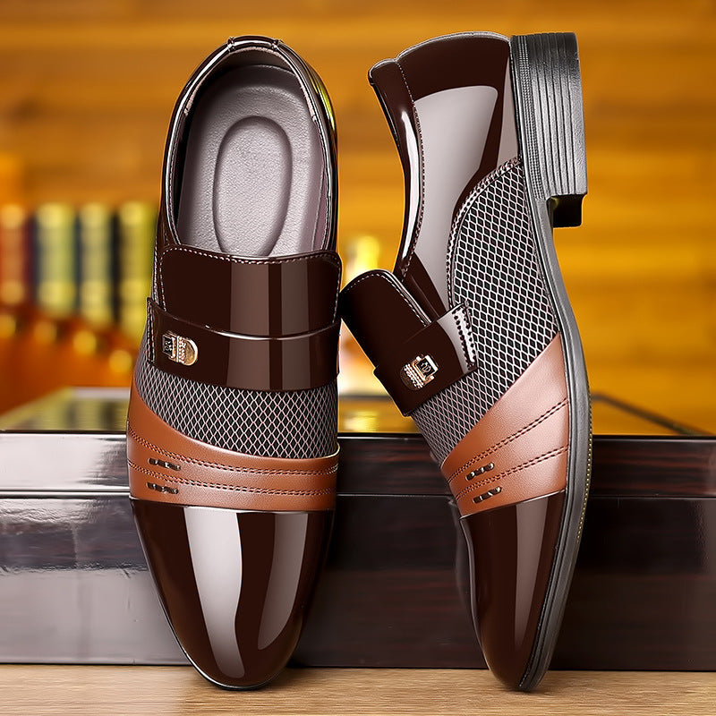 Slip On Dress Shoes for Men in Dark Brown