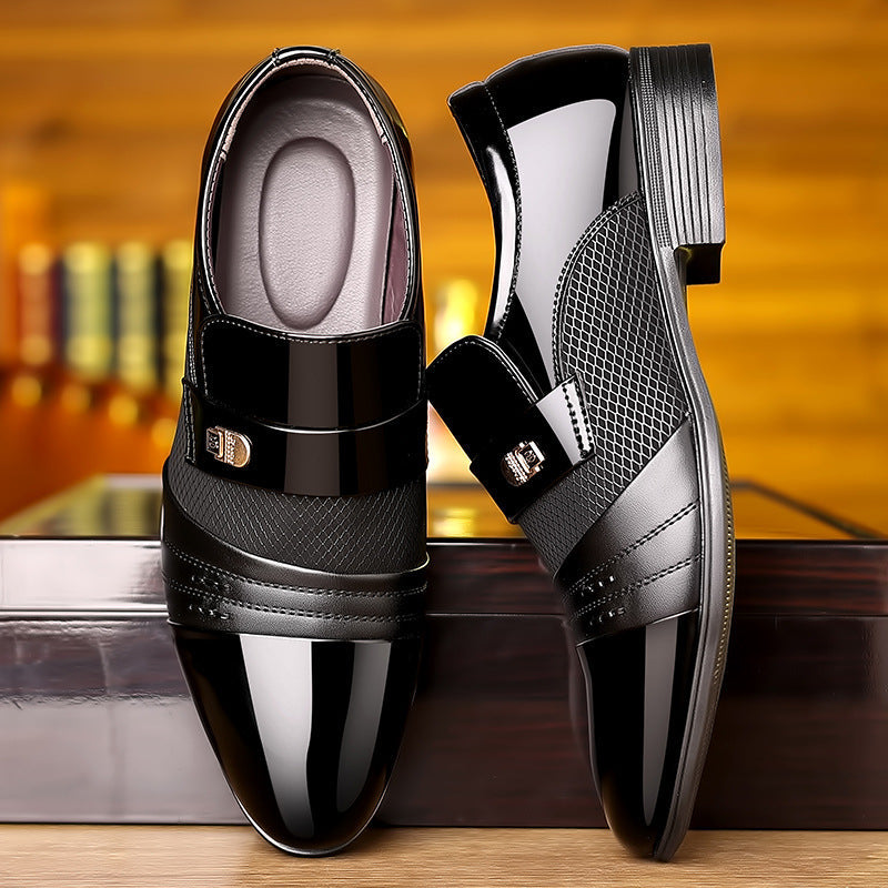 Slip On Dress Shoes for Men in Black