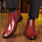 Men's leather Chelsea boots — studio photo, view 1