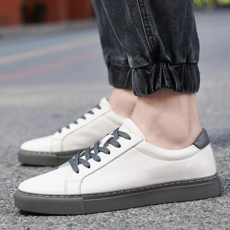 Leather Dress Shoes for Men — worn on foot with trousers