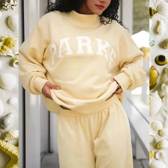 Printed Sweater for Women in Yellow