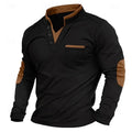 Men's V-Neck Sweater in Brown