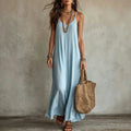 Cami maxi dress in Light Blue