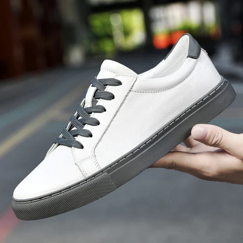 Leather Dress Shoes for Men in Gray