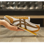 Men's retro suede sneaker — side profile view