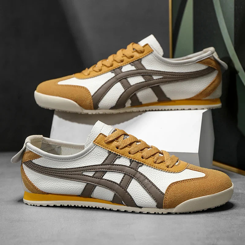 Men's retro suede sneaker — back view
