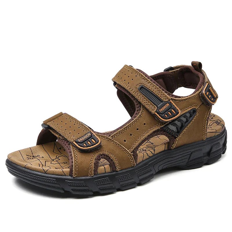 Arch Support Sandals for Men in Dark Brown