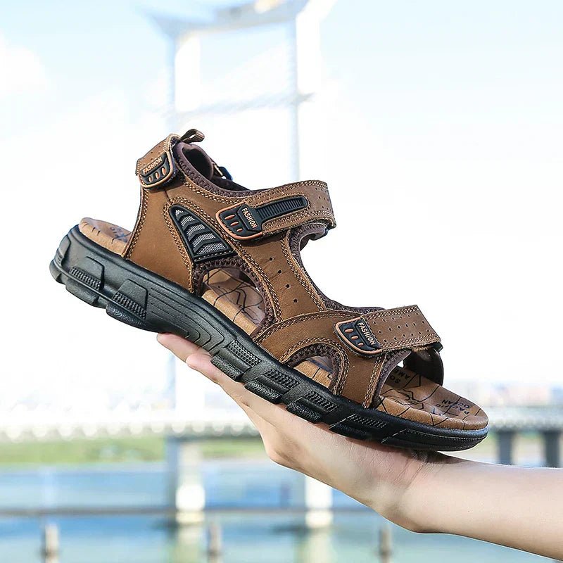 Arch Support Sandals for Men — non-slip rubber outsole tread
