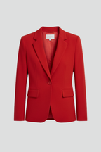 Blazer for Women — full length front view showing the notched lapel and single button closure
