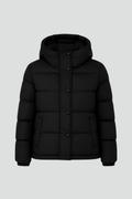 Insulated Jacket for Women in black — front view showing the close secure fit