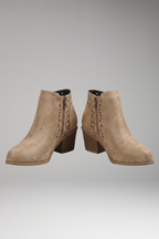 Cut out ankle boots — front view