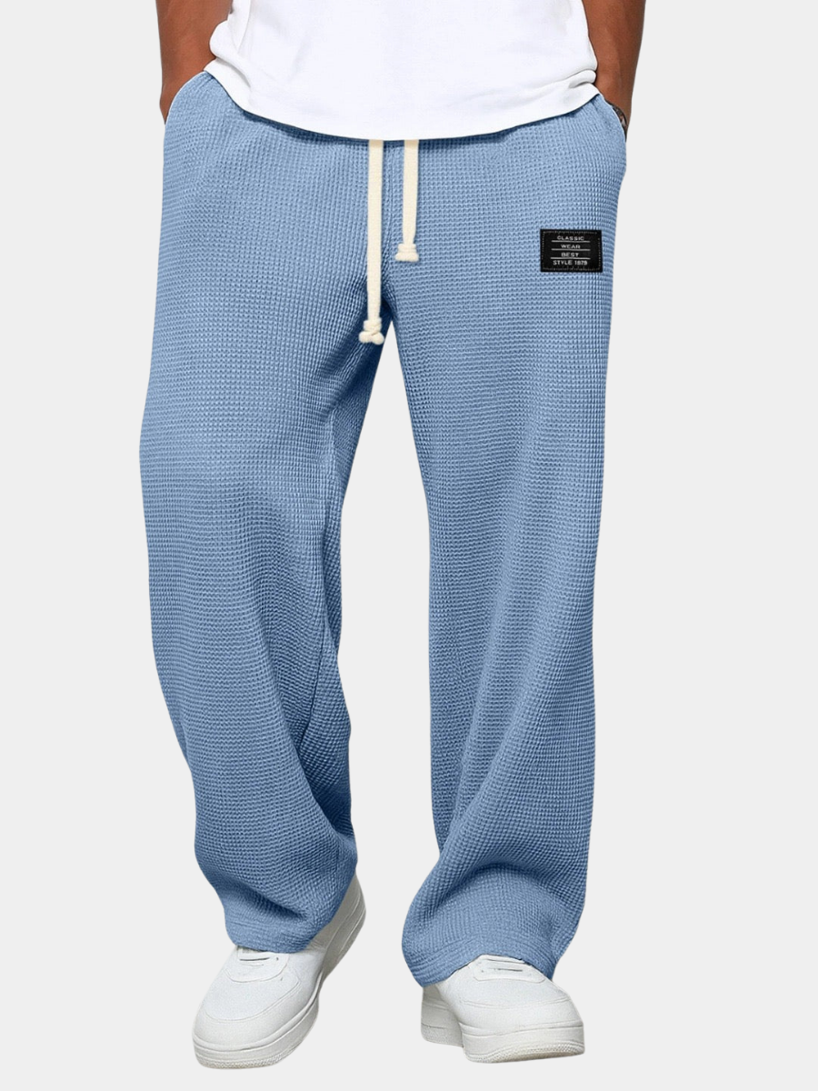 Straight leg pants for women shown flat on a plain background