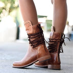Lace Up Ankle Boots for Women — outsole detail