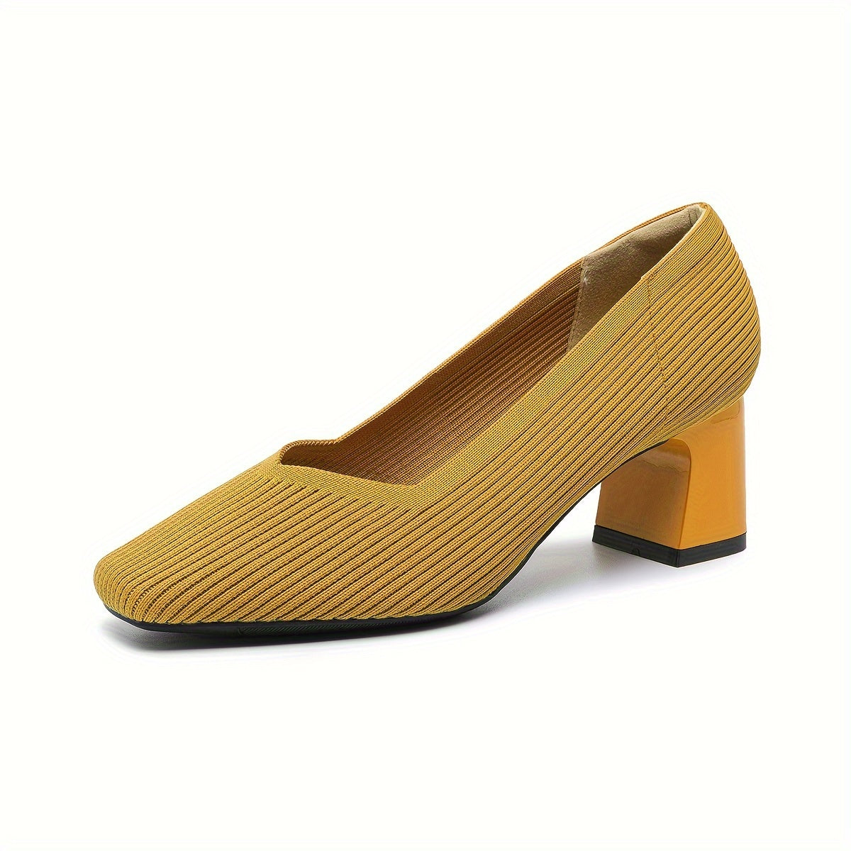 Arch support heels in Yellow