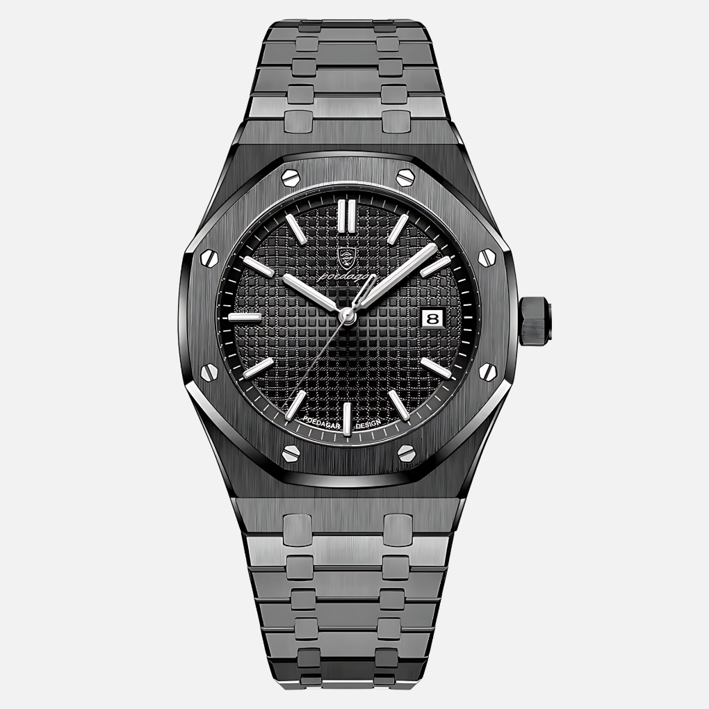 Men's quartz watch in Black