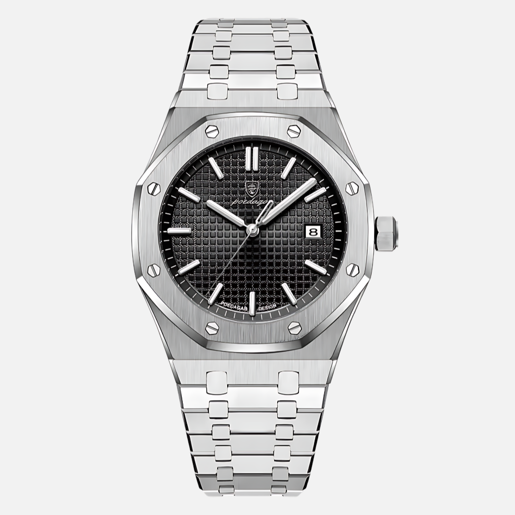 Men's quartz watch in Anthracite