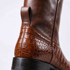 Close view of the grip outsole and heel block