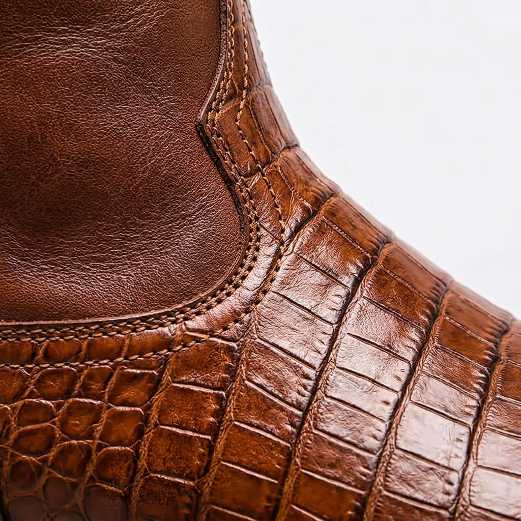 Boot opened at the collar showing the cushioned insole inside