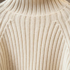 Wool Blend Matching Set for Women — back view