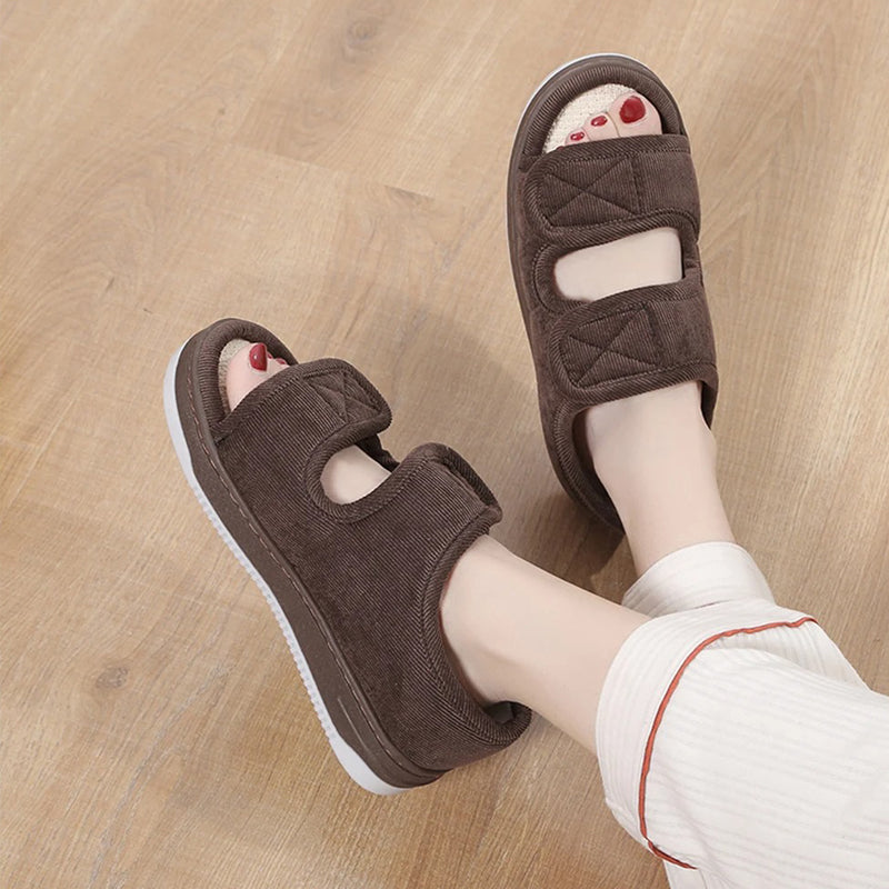 Diabetic Sandals for Women with Swollen Feet — slip-resistant outsole view