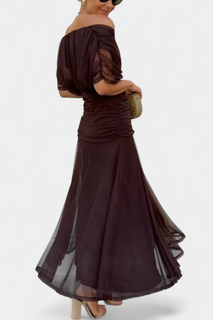 Off Shoulder Maxi Dress for Women — studio photo, view 2