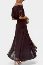 Off Shoulder Maxi Dress for Women — studio photo, view 2
