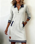 Sweatshirt Dress for Women in Gray
