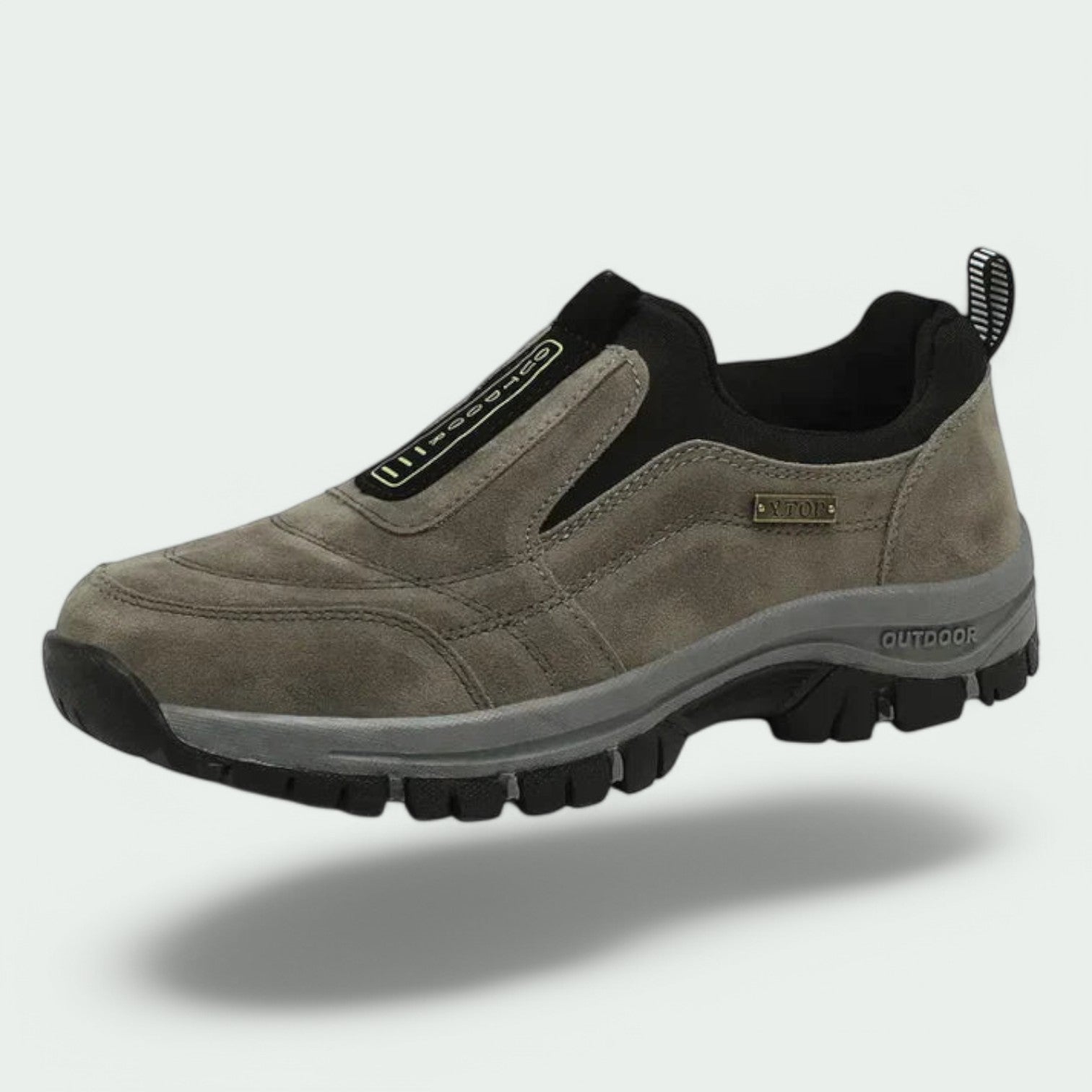 Slip on sneakers for men in the third colorway, side profile