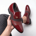 Slip On Dress Shoes for Men — side profile showing the pointed toe