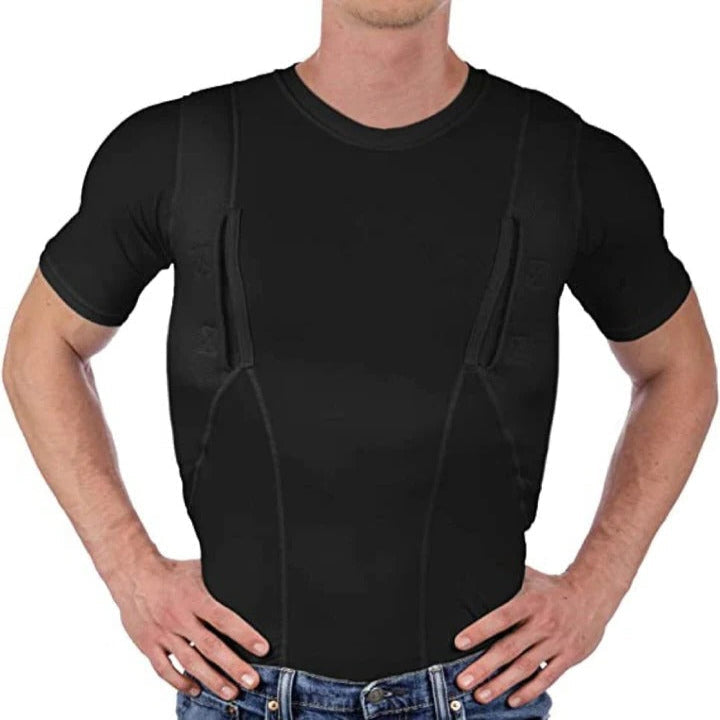Compression Shirt with Concealed Pockets for Women — alternate product view 3