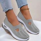 Slip On Walking Shoes for Women in Gray